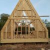 Planos de cabaña Weekender con estructura en forma de A - Imagen 8