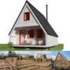 Planos de cabaña Weekender con estructura en forma de A