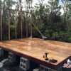 timber framed floor decking