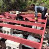 timber framework for foundations