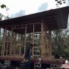 main framework of wooden cabin